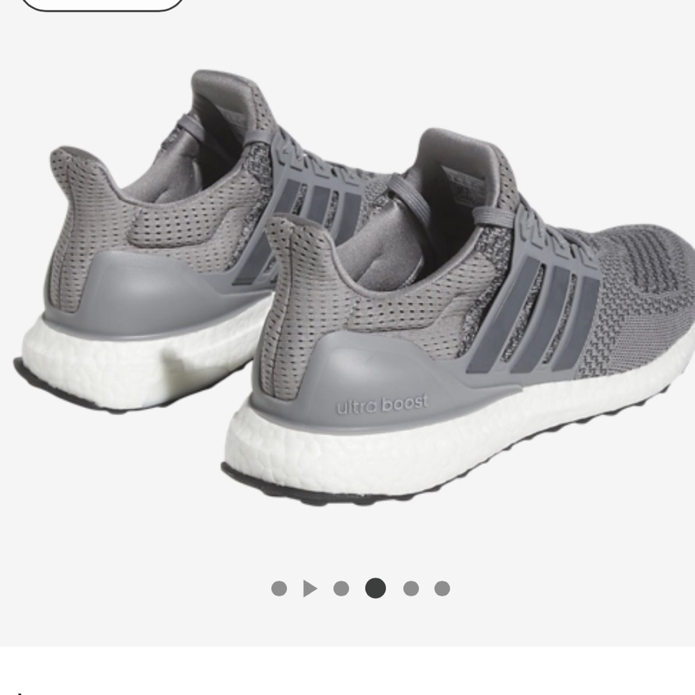 Adidas Ultraboost 1.0 Charcoal and White Shoes🔥🔥🔥